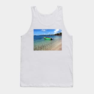 Caribbean Blue Tank Top